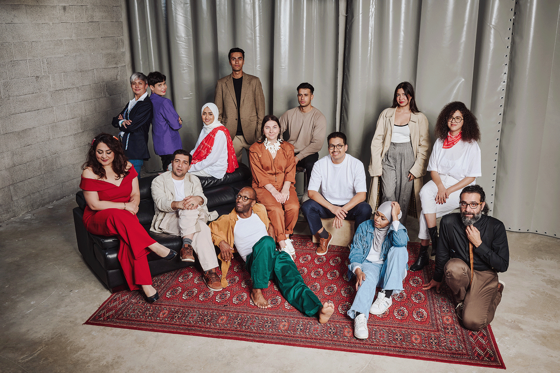 Portrait de groupe, photographie de Sybilla Weran